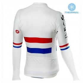 Maillot vélo 2019 TEAM INEOS Hiver Thermal Fleece N001